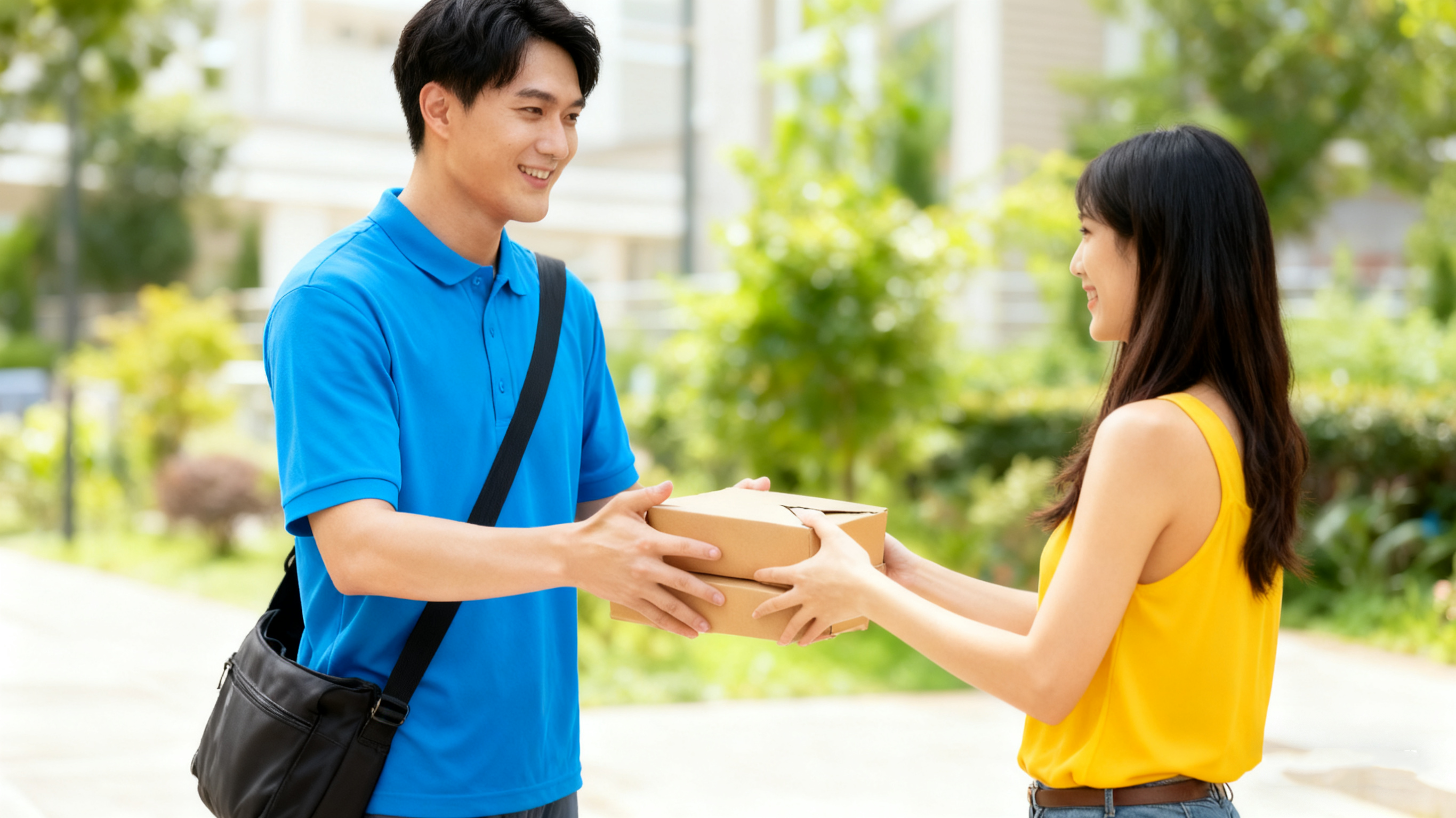 专业的配送队伍以及车队